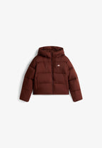 HOODED PUFFER JACKET - Winter jacket - malted milk
