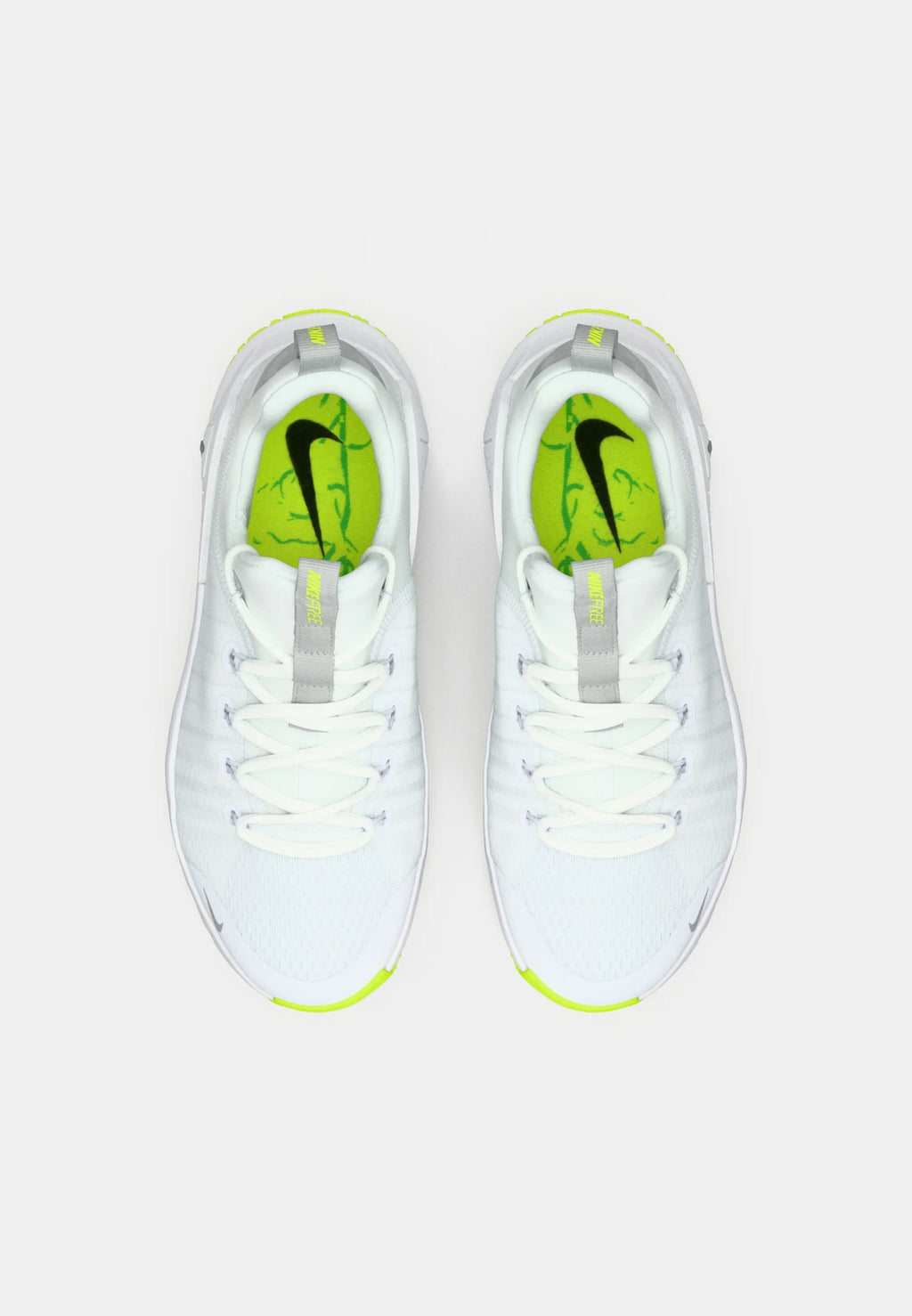 FREE METCON 6 AMP - Training shoe - white/metallic silver-coloured/volt