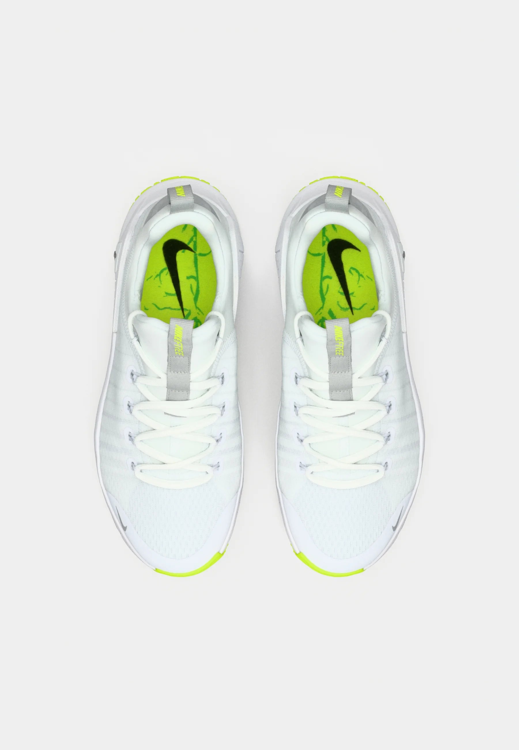 FREE METCON 6 AMP - Training shoe - white/metallic silver-coloured/volt