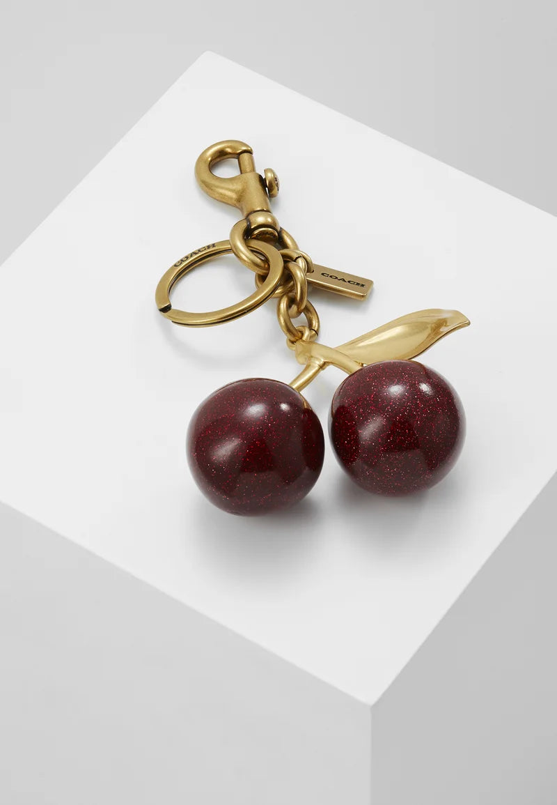 CHERRY BAG CHARM - Keyring - red