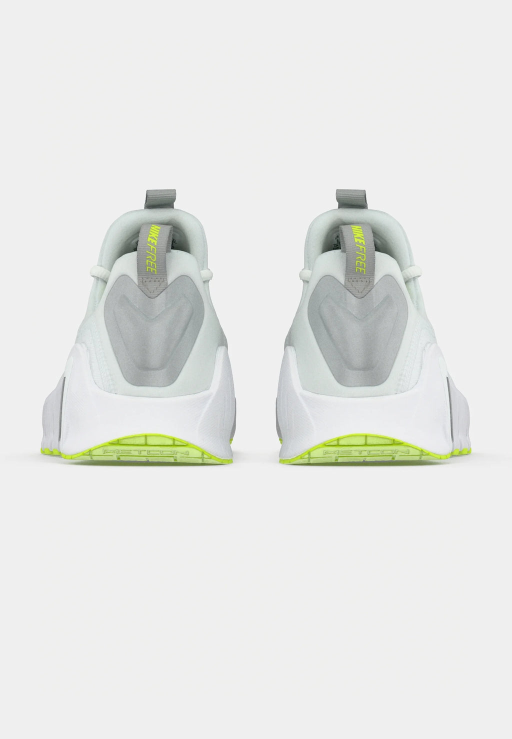 FREE METCON 6 AMP - Training shoe - white/metallic silver-coloured/volt