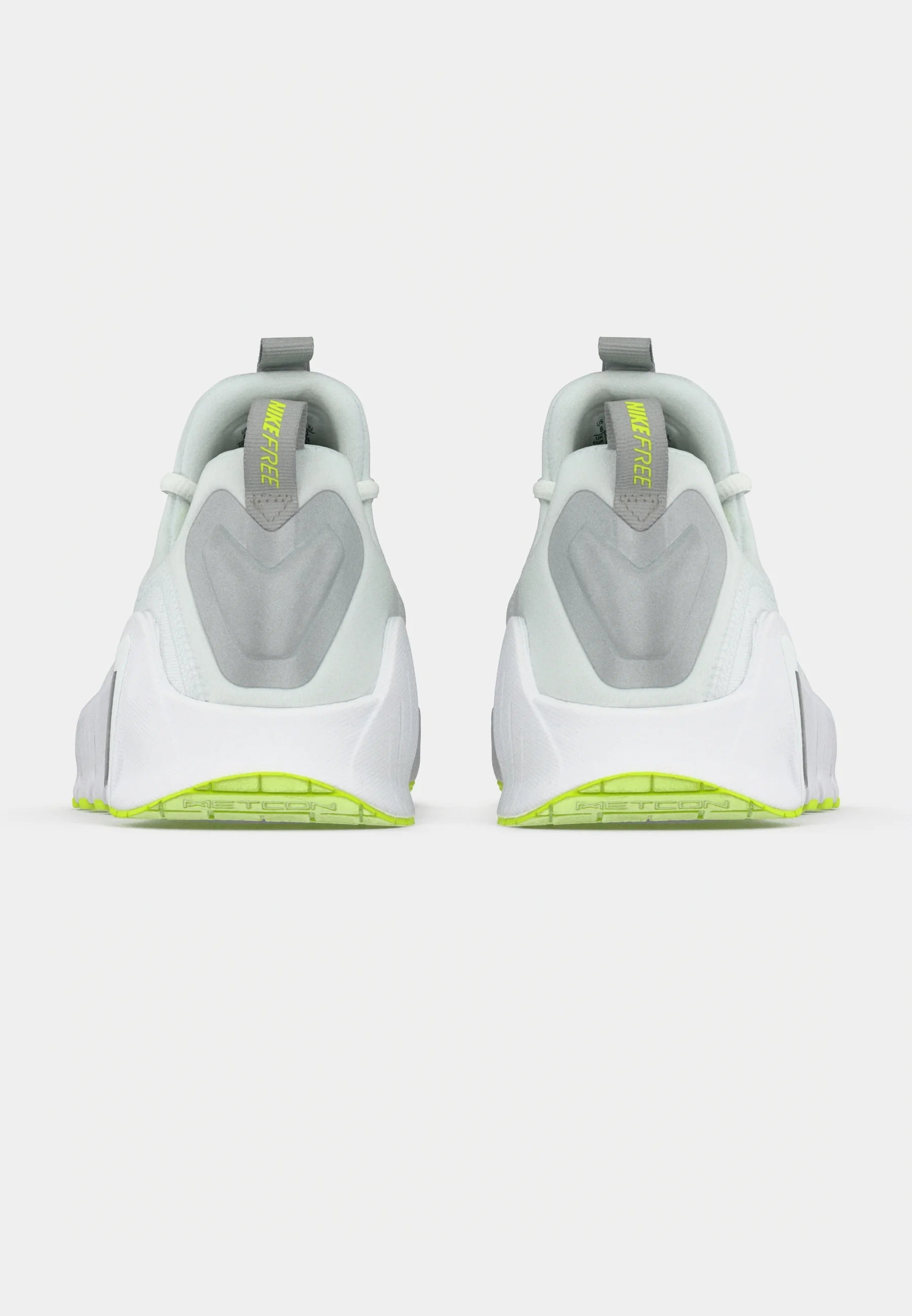 FREE METCON 6 AMP - Training shoe - white/metallic silver-coloured/volt