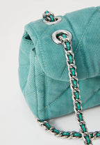 TABBY SHOULDER BAG 20 WITH QUILTING - Cross body bag - ivy