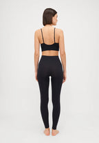 WOMEN HIGH WAIST MONOGRAM - Leggings - Stockings - black