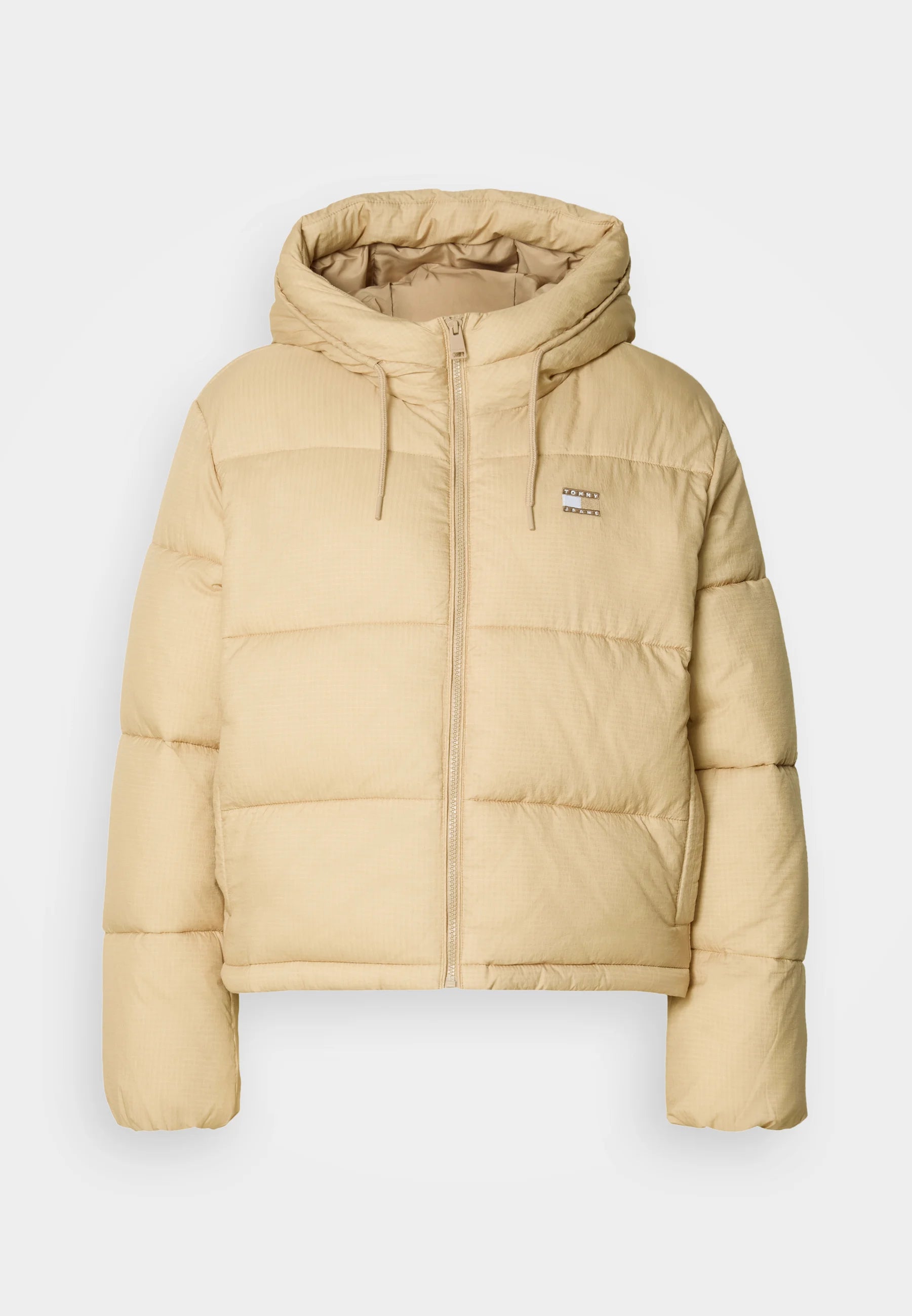 HOODED PUFFER JACKET - Winter jacket - malted milk