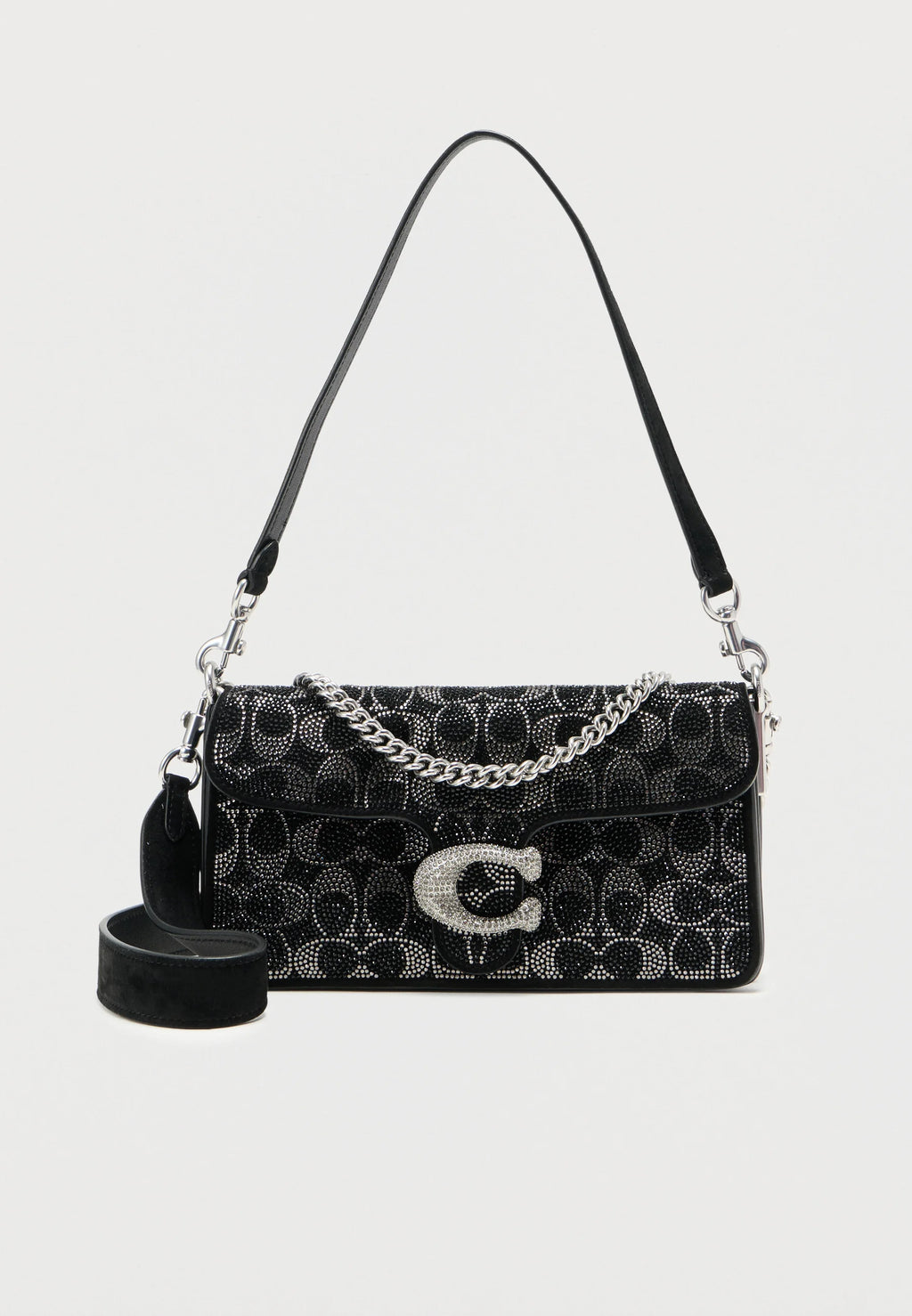 SIGNATURE TABBY SHOULDER BAG - Handbag - black