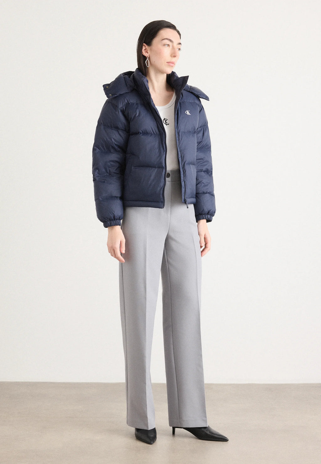 ESSENTIAL MIDWEIGHT PUFFER - Down jacket - inkwell