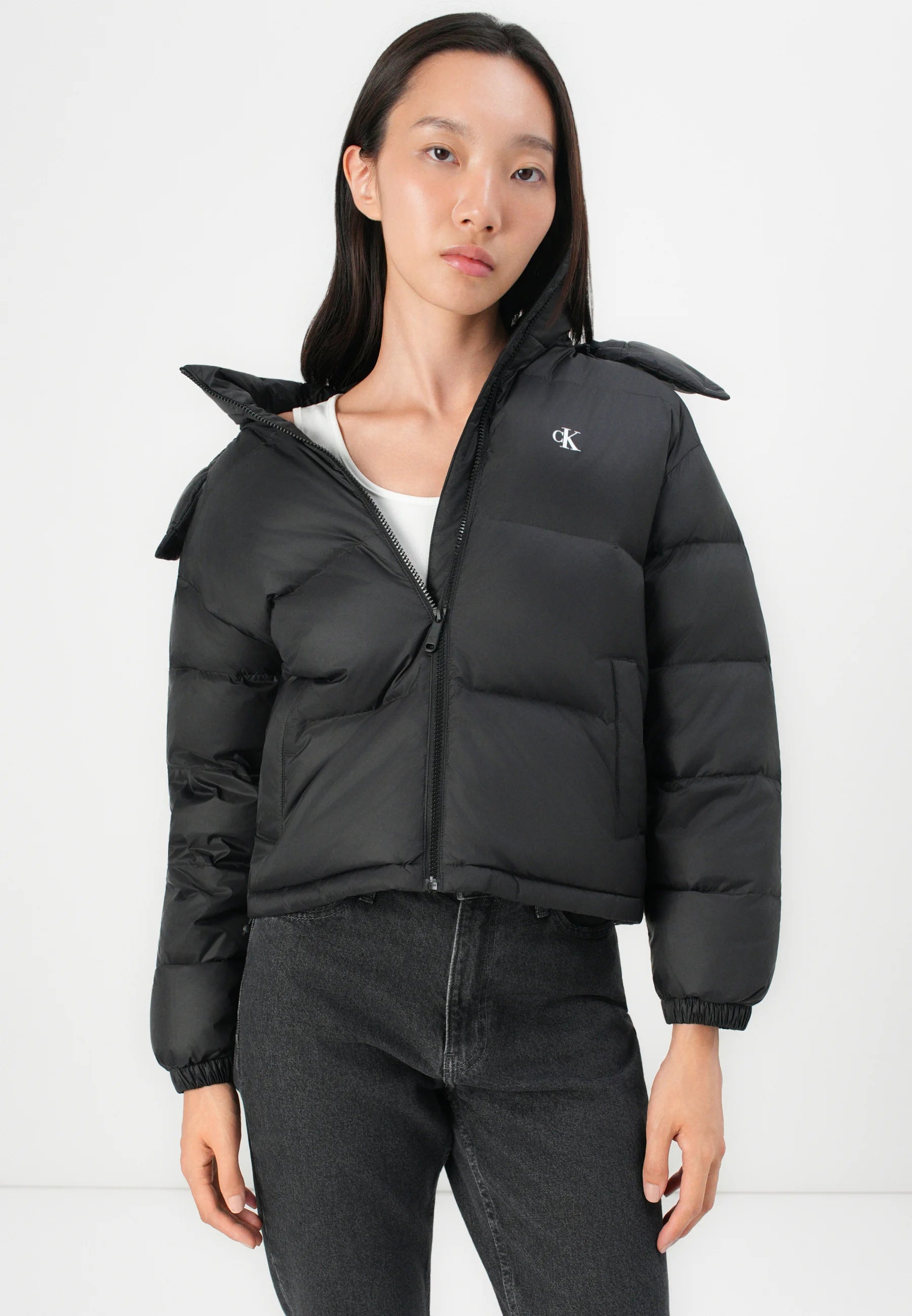 ESSENTIAL MIDWEIGHT PUFFER - Down jacket - inkwell