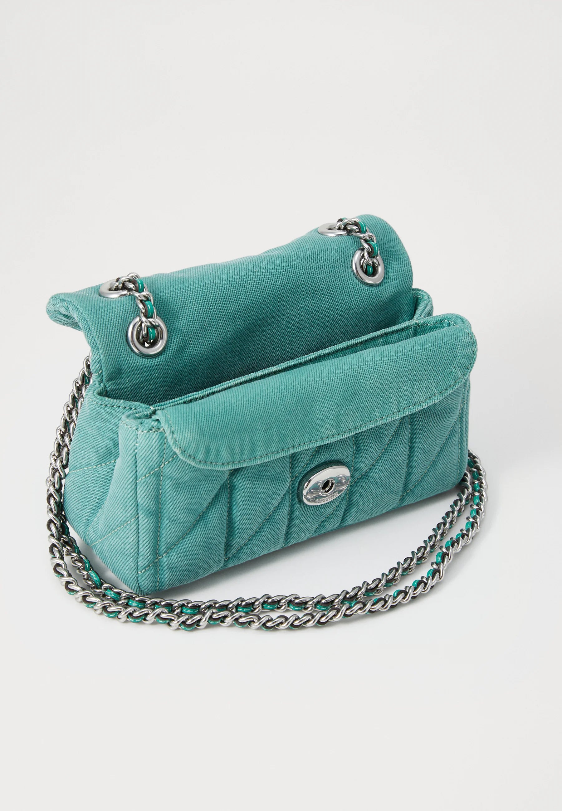 TABBY SHOULDER BAG 20 WITH QUILTING - Cross body bag - ivy