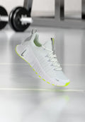 FREE METCON 6 AMP - Training shoe - white/metallic silver-coloured/volt