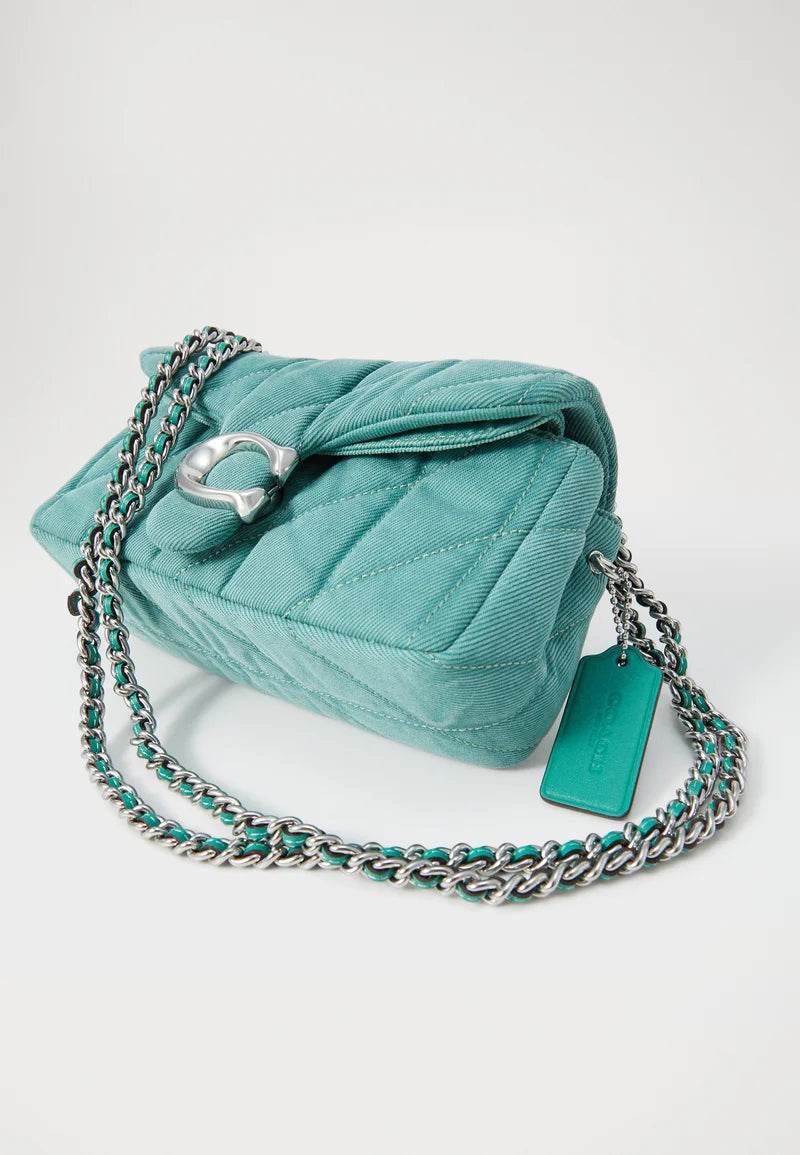 TABBY SHOULDER BAG 20 WITH QUILTING - Cross body bag - ivy