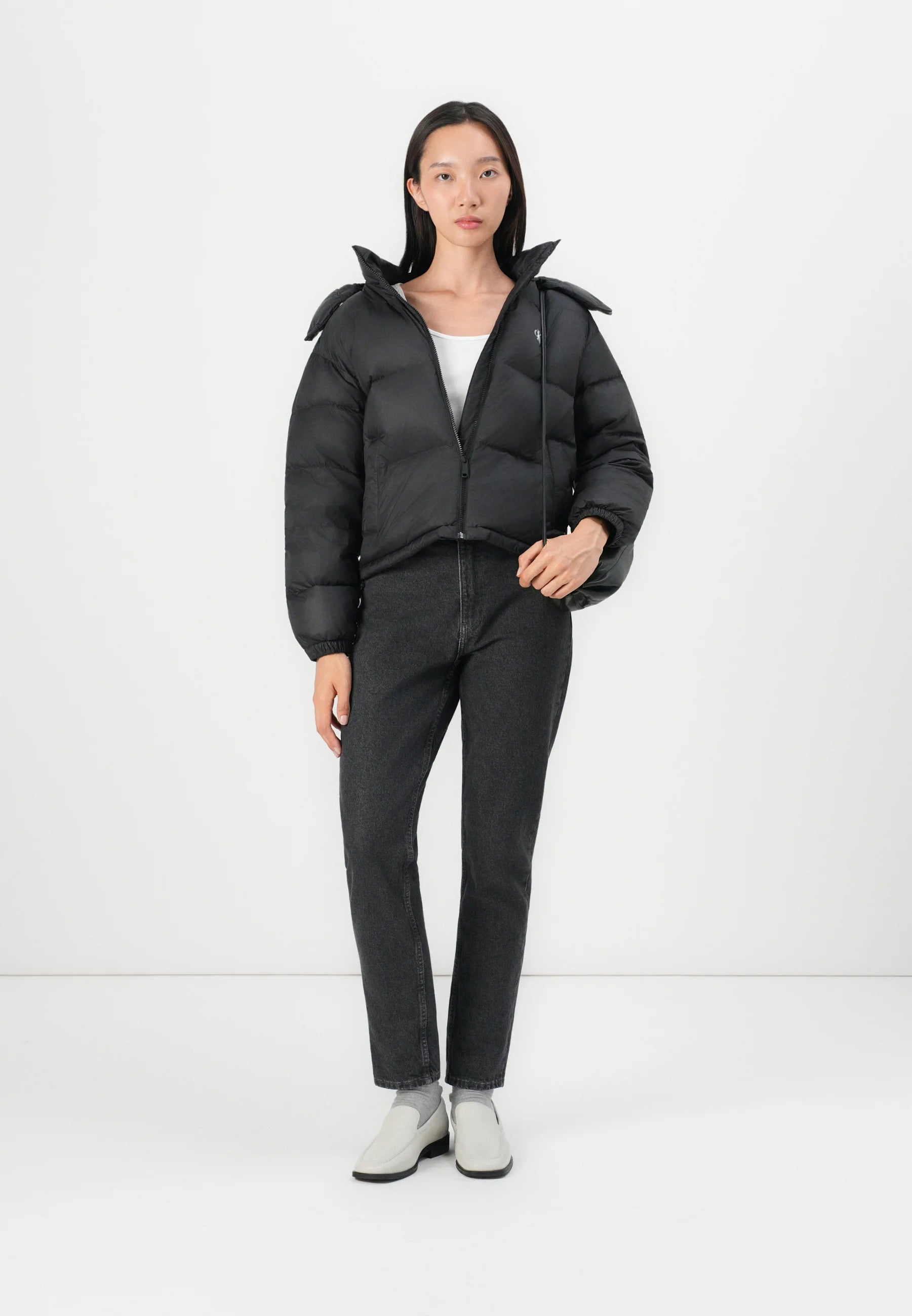 ESSENTIAL MIDWEIGHT PUFFER - Down jacket - inkwell