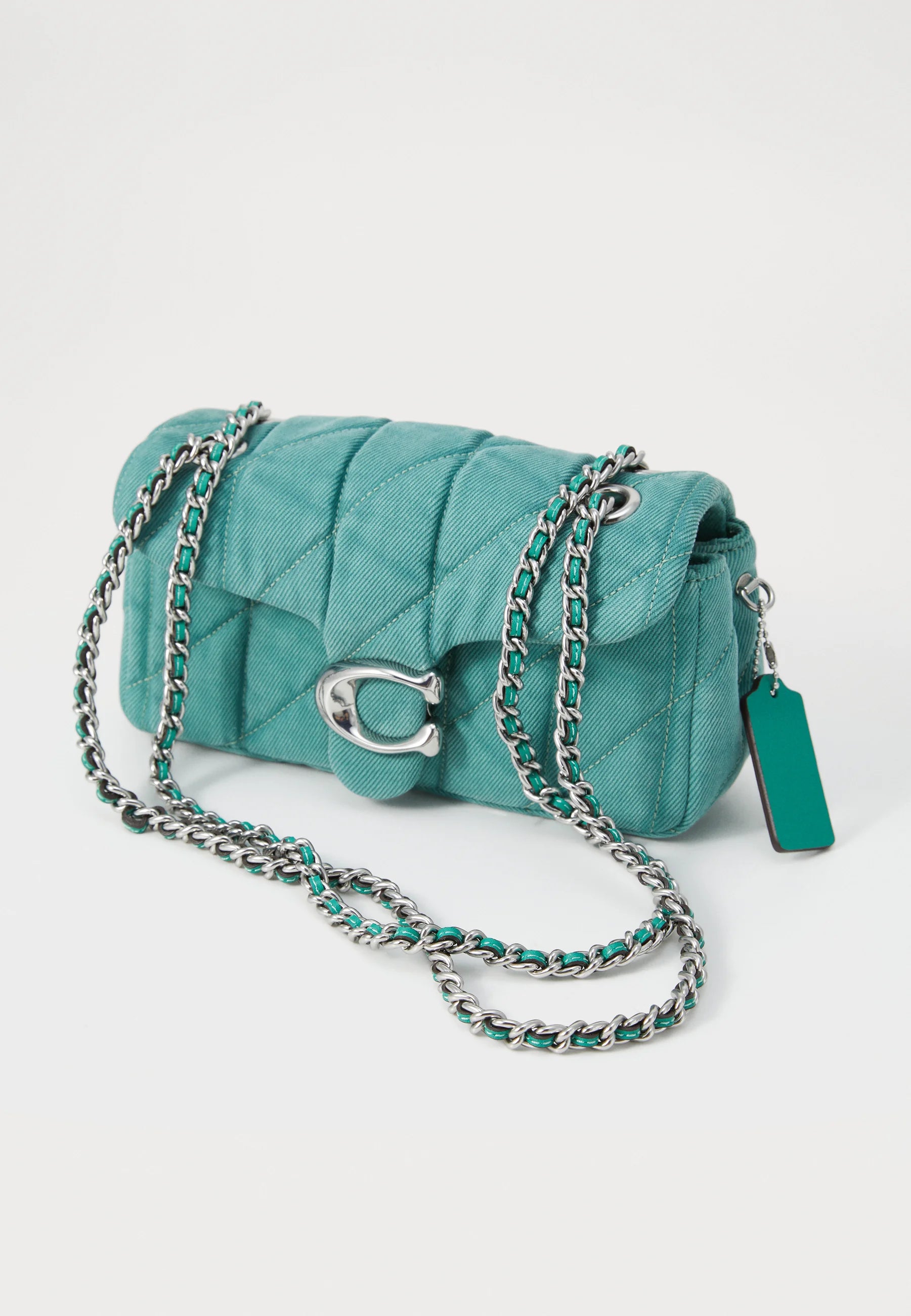 TABBY SHOULDER BAG 20 WITH QUILTING - Cross body bag - ivy