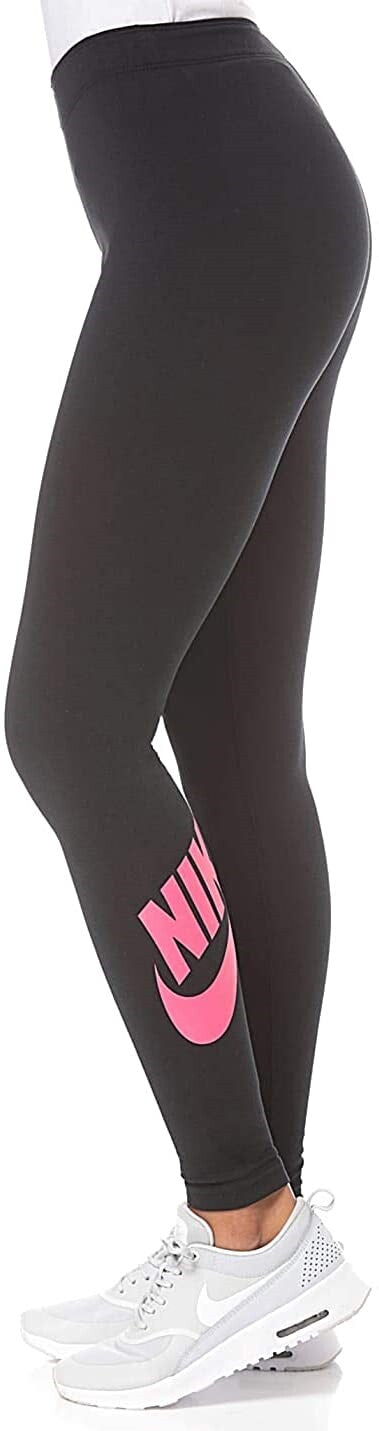 Nike 184309 Womens Fitness Yoga Athletic High Waist Leggings Black Size Small