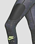 Nike Air Womens 7/8 Logo Prints Running Leggings DJ0899-010 Black
