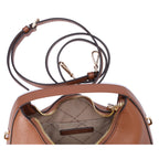 Michael Kors Ember Small Messenger Top Handle Handbag Crossbody Luggage Leather