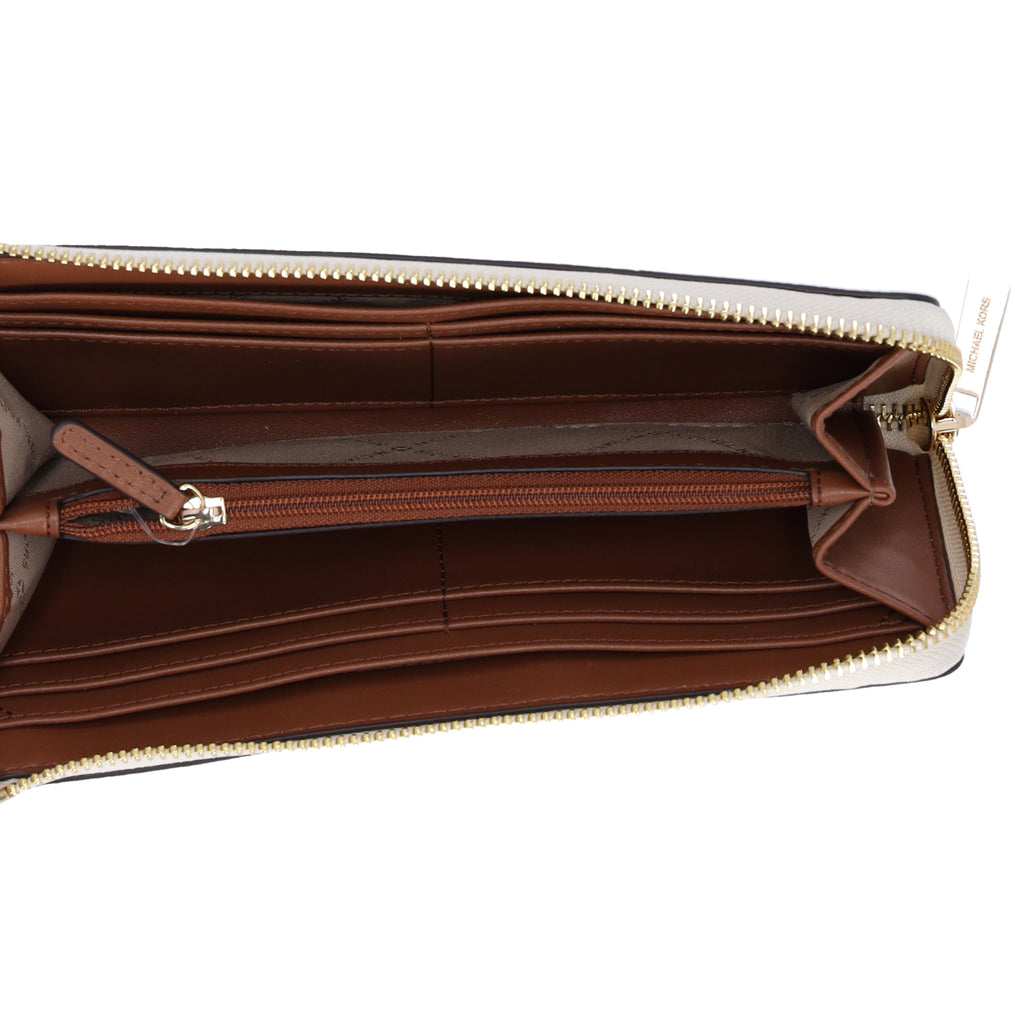 Michael Kors Hyde Large Slouchy Satchel Light Cream Pebbled Leather