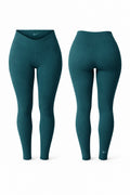 Nike Teal High Rise Stretch Ankle Leggings Women’s Activewear Solid Logo