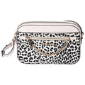 Michael Kors Jet Set East West Chain Crossbody Light Cream Multi Cheetah