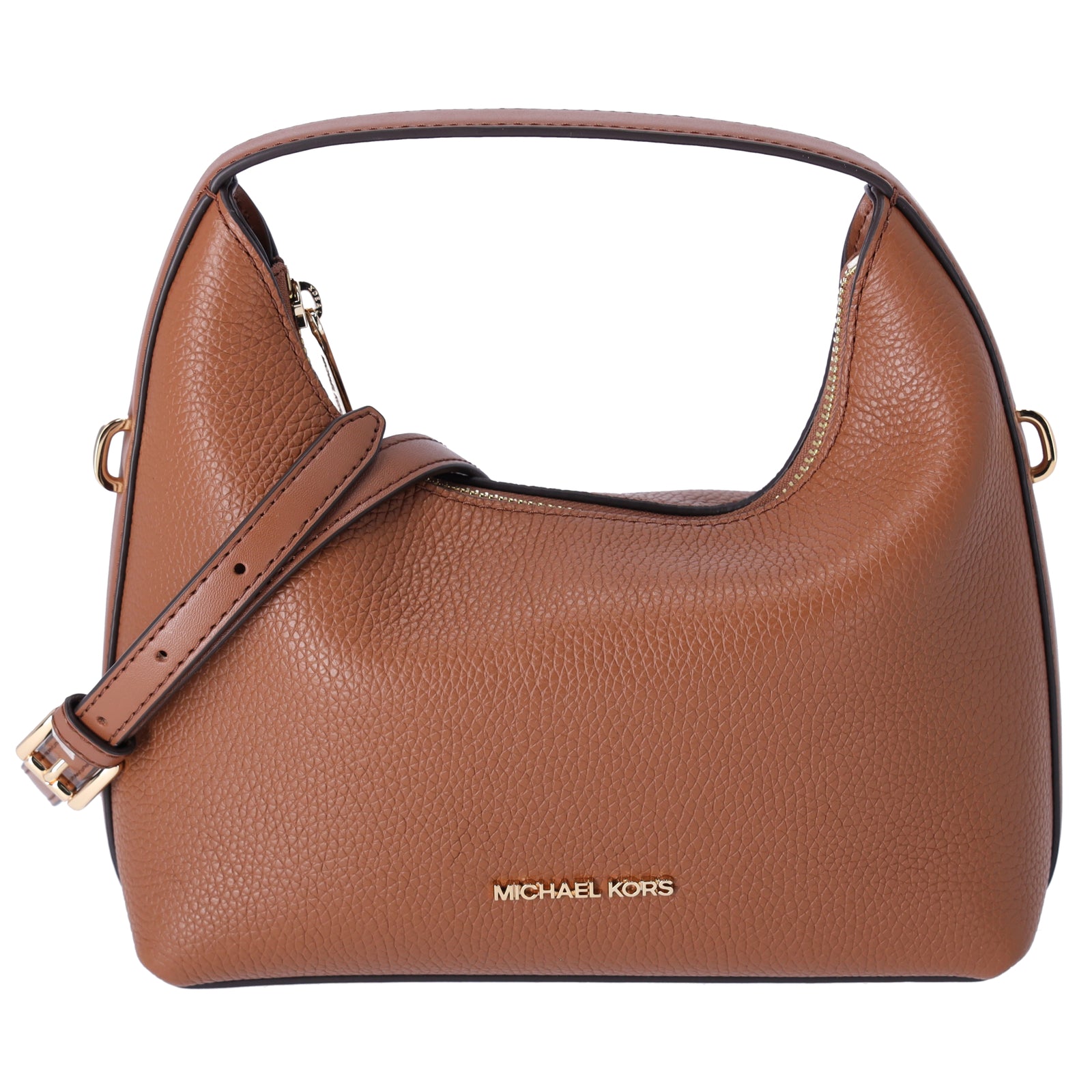 Michael Kors Ember Small Messenger Top Handle Handbag Crossbody Luggage Leather