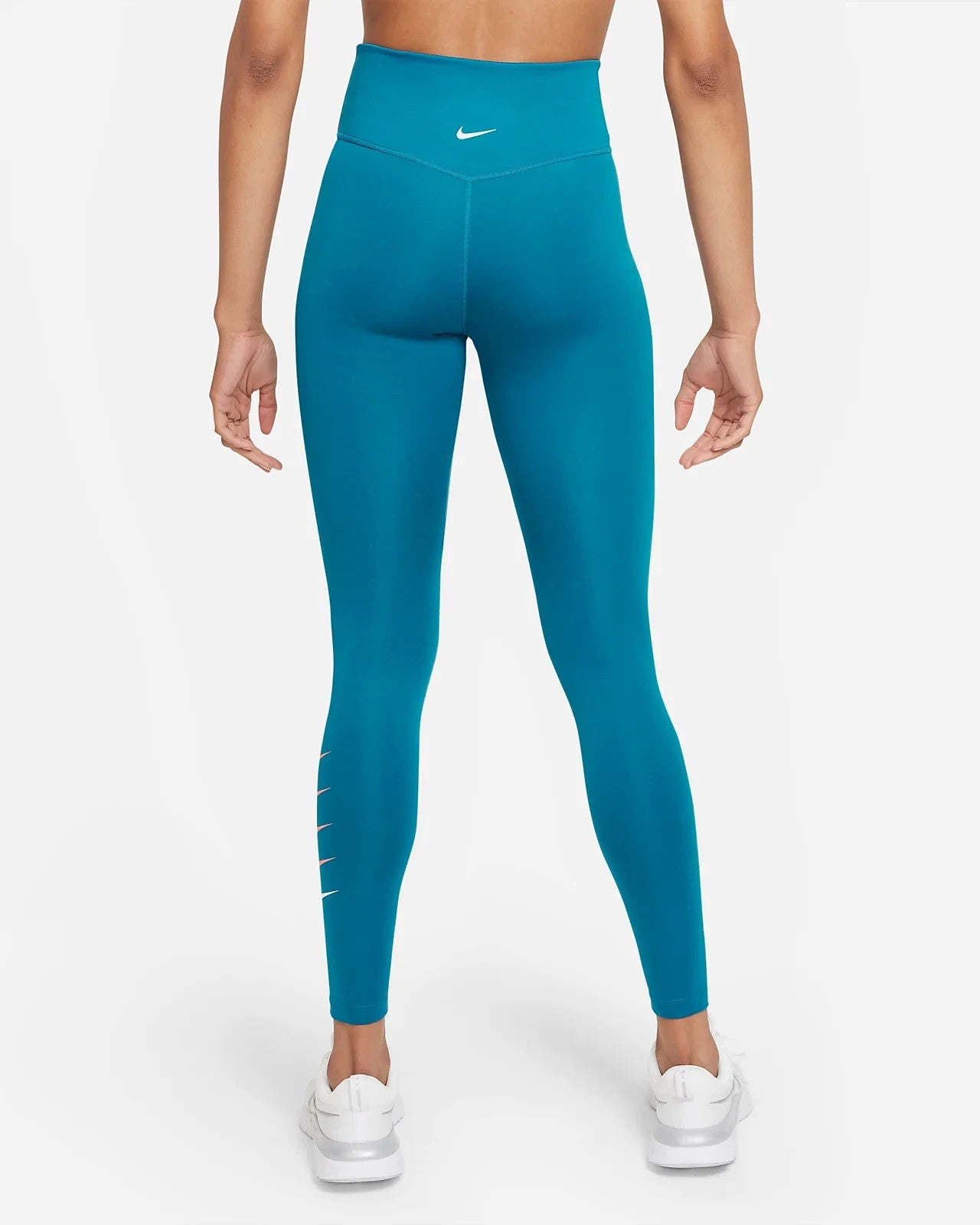 Nike Swoosh Run 7/8 Running Leggings TEAL (DJ0934-301 ) Women's Size Small NEW